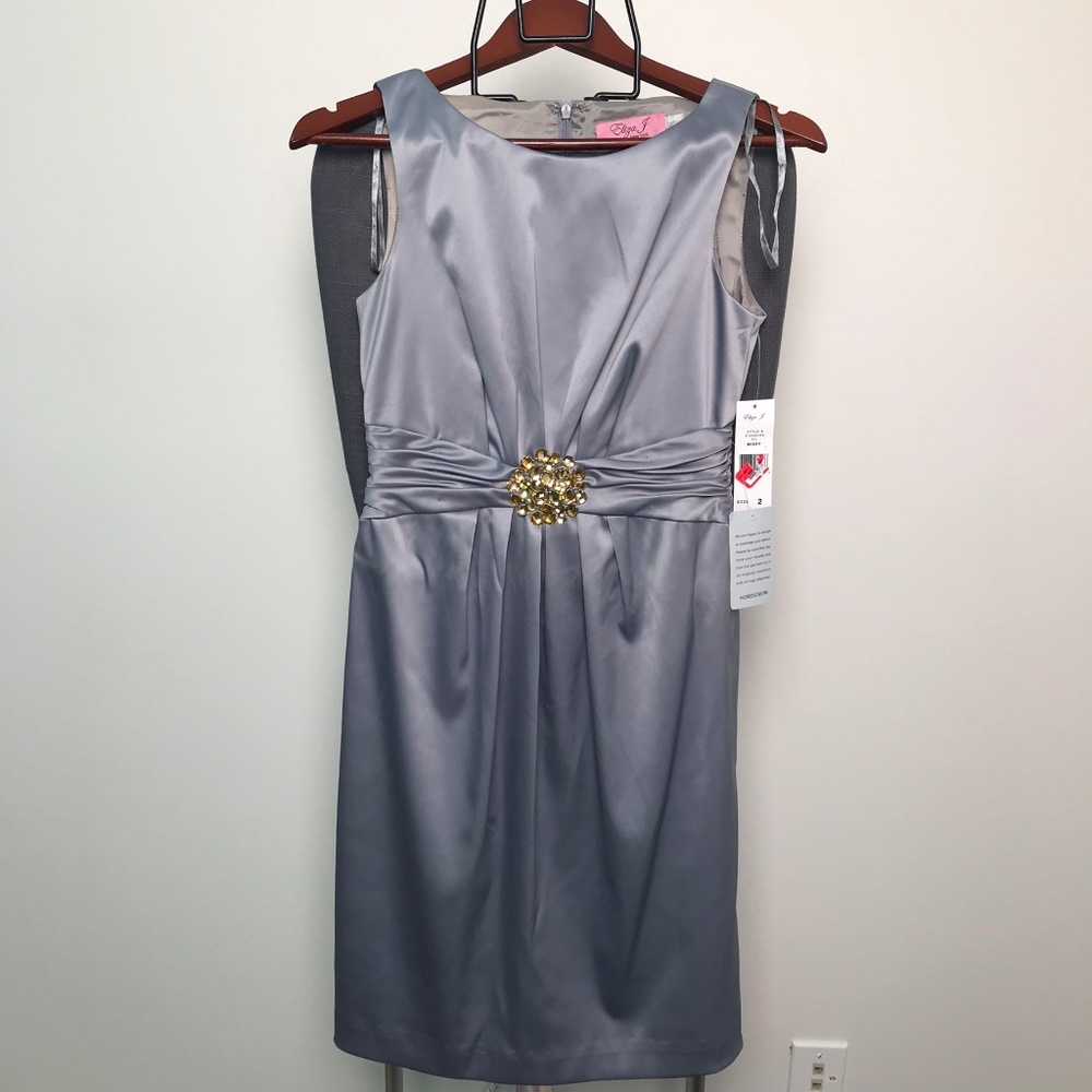 CLOSET CLOSING Missy Cocktail Dress Yellow Stones